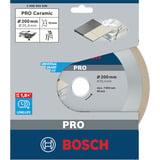 Bosch 2 608 602 636 200mm 1pcs rundsavklinge, Skæreskive Blød keramisk vægsten, 20 cm, 2,54 cm, 2,2 mm, 1 stk