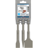 Bosch 2 608 690 180 tilbehør til roterende hammer Drejehammer med mejselredskab, Mejsel sæt  Drejehammer med mejselredskab, Bosch, Sølv, Metal, 140 mm