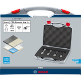 Bosch PRO Ceramic dry X-LOCK borekrone-sæt, Ø 6 - 12mm, Drill bit sæt 