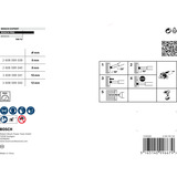 Bosch PRO Ceramic dry X-LOCK borekrone-sæt, Ø 6 - 12mm, Drill bit sæt 