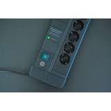 Brennenstuhl Premium-Line stikdåse 8-vejs Duo, Strømskinne Sort