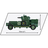 COBI Rolls-Royce Armoured Car 1920 Pattern Mk I, Bygge legetøj 