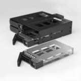 Chieftec CBP-425 drive bay panel Motherboard Sort, Bageplan Sort, Motherboard, Sort, 2.5/3.5/5.25", SATA, SATA II, SATA III, Serial Attached SCSI (SAS), SAS, SATA, SATA II, SATA III, 2.5"