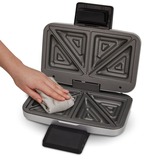 Cloer Sandwich maker Sølv/Sort