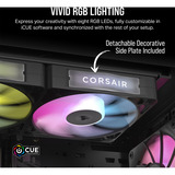 Corsair iCUE LINK RX120 RGB Triple Renoveret, Sag fan Sort