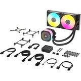 Corsair iCUE LINK TITAN 240 RX RGB, Vandkøling Sort