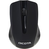 DICOTA D31659 mus Ambidextrous RF trådløst 1000 dpi Sort, Ambidextrous, RF trådløst, 1000 dpi, Sort