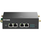D-Link DWM-314-GP/B modem 2x RJ45, 2x RJ45 PoE, Ekstern, IEEE 802.3at, Sort, 48 - 57 V, -30 - 70 °C