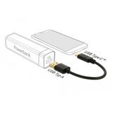DeLOCK USB opladerkabel, USB-A stik > USB-C stik Sort