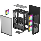 DeepCool MATREXX 55 Mesh V4 C, Towerkabinet Sort