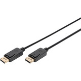 Digitus AK-340103-050-S, Kabel Sort