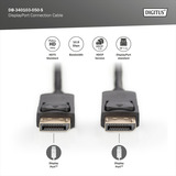 Digitus AK-340103-050-S, Kabel Sort