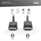 Digitus DisplayPort tilslutningskabel, Full HD 1080p Sort