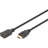 Digitus HDMI High Speed med Ethernet forlængerledning Sort