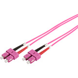 Digitus LWL patchkabel, duplex, SC > SC stik, multimode OM4 Violet
