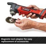 EINHELL Professionelt batteridrevet multifunktionsværktøj TP-MG 18 Li BL-Solo, 18 volt, Multi-funktion værktøj Rød/Sort