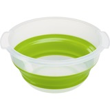 Emsa Basic salatspinner Grøn Knap, Skål Grøn/gennemsigtig, Knap, Grøn, Polypropylen (PP), Termoplastisk elastomer (TPE), 4 L, Rund, 285 mm