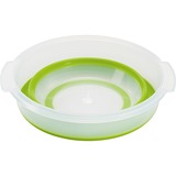 Emsa Basic salatspinner Grøn Knap, Skål Grøn/gennemsigtig, Knap, Grøn, Polypropylen (PP), Termoplastisk elastomer (TPE), 4 L, Rund, 285 mm