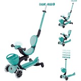 GLOBBER Go-Up Baby Lights 360, Scooter Mynte/mørk grøn