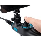 Hazet HD videoendoskop sæt med 360° drejesonde Ø 3,9 mm, 4 dele, Inspektions kamera Sort/Blå