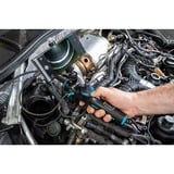 Hazet HD videoendoskop sæt med 360° drejesonde Ø 3,9 mm, 4 dele, Inspektions kamera Sort/Blå