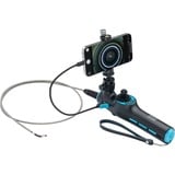 Hazet HD videoendoskop sæt med 360° drejesonde Ø 3,9 mm, 4 dele, Inspektions kamera Sort/Blå