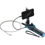 Hazet HD videoendoskop sæt med 360° drejesonde Ø 3,9 mm, 4 dele, Inspektions kamera Sort/Blå