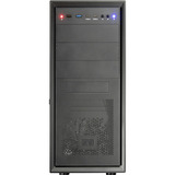 Inter-Tech 88881380, Towerkabinet Sort