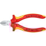KNIPEX 70 06 125, Skære tang Rød/Gul