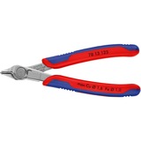 KNIPEX 78 13 125 tang Sideskærende tænger, Elektronik tænger grå, Sideskærende tænger, Stål, Plast, Blå/rød, 12,5 cm, 57 g