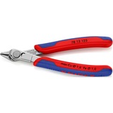 KNIPEX 78 13 125 tang Sideskærende tænger, Elektronik tænger grå, Sideskærende tænger, Stål, Plast, Blå/rød, 12,5 cm, 57 g