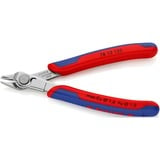 KNIPEX 78 13 125 tang Sideskærende tænger, Elektronik tænger grå, Sideskærende tænger, Stål, Plast, Blå/rød, 12,5 cm, 57 g