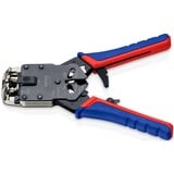 KNIPEX 97 51 12 SB, Crimpning værktøj Blå/Rød