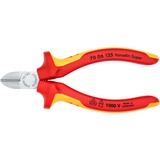 KNIPEX Sideskærer VDE isoleret 70 06 125, Skære tang Rød/Gul