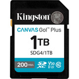 Kingston SDG4/1TB, Hukommelseskort Sort