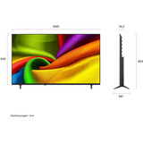 LG 65NU800B6LA.AEEQ, LED-tv Sort