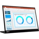 Lenovo ThinkVision M14d computerskærm 35,6 cm (14") 2240 x 1400 pixel 2.2K LED Sort, LED-skærm Sort, 35,6 cm (14"), 2240 x 1400 pixel, 2.2K, LED, 8 ms, Sort