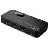 Lindy 38339 video-switch HDMI, HDMI switch Sort, HDMI, ABS, Sort, 120 Hz, 3840 x 2160, 7680 x 4320, 48 Gbit/sek.