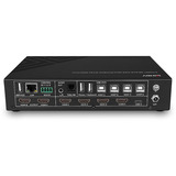 Lindy 5-port KVM-switch sømløs Multiview, KVM-switchen Sort