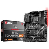 MSI B450 TOMAHAWK MAX II bundkort AMD B450 Stik AM4 ATX AMD, Stik AM4, AMD Ryzen 3, AMD Ryzen 5, AMD Ryzen 7, 3. generation AMD Ryzen 9, DDR4-SDRAM, 128 GB, DIMM