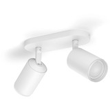 Philips Hue White & Color Ambiance Fugato 2-spot, LED lys Hvid
