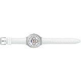 SAMSUNG Galaxy Watch 8 Classic 3,3 cm (1.3") AMOLED 46 mm Digital 438 x 438 pixel Berøringsskærm 4G Sølv Wi-Fi GPS (satellit), SmartWatch Hvid, 3,3 cm (1.3"), AMOLED, Berøringsskærm, 64 GB, GPS (satellit), 63,5 g