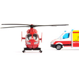 SIKU SUPER Mercedes-Benz ambulance og helikopter, Model køretøj 