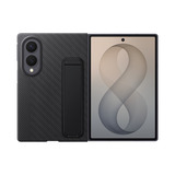 Samsung Carbon Standing Etui, Mobiltelefon Cover Sort