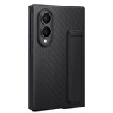 Samsung Carbon Standing Etui, Mobiltelefon Cover Sort