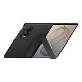 Samsung Carbon Standing Etui, Mobiltelefon Cover Sort