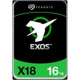 Seagate Exos X18 3.5" 16000 GB Serial ATA III, Harddisk 3.5", 16000 GB, 7200 rpm