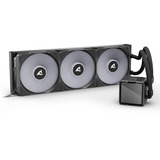 Sharkoon S100 ARGB, Vandkøling Sort