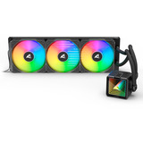 Sharkoon S100 ARGB, Vandkøling Sort