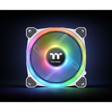 Thermaltake Riing Trio 12 RGB Radiator Fan White TT Premium Edition Universel Ventilator 12 cm Hvid 3 stk, Sag fan Hvid, Ventilator, 12 cm, 500 rpm, 1500 rpm, 41,13 kubikfod/min., Hvid